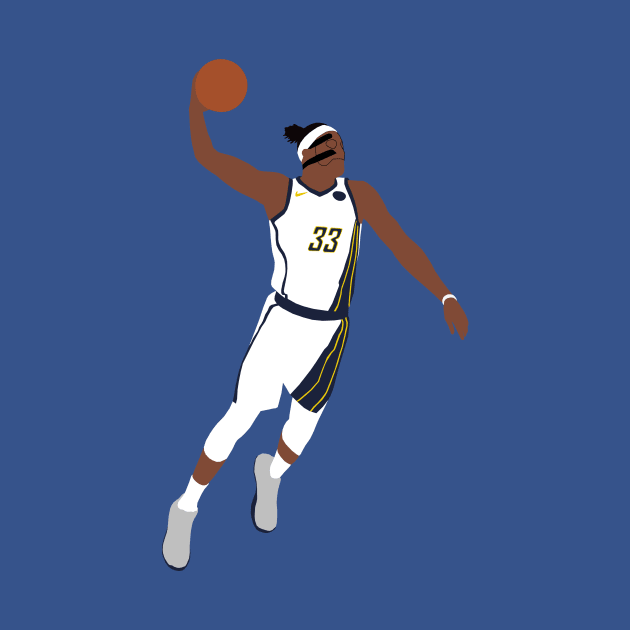 Myles Turner Masked Dunk by xRatTrapTeesx