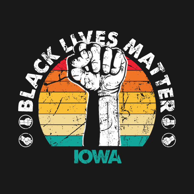 Iowa black lives matter political protest by Jannysingle