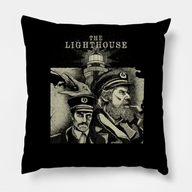 The lighthouse l ll I Pillow by MoshPete