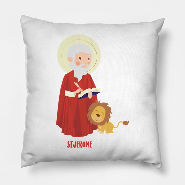 Santo Jerónimo Pillow by AlMAO2O