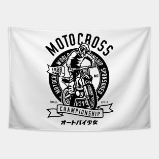 Motocross Tapestry