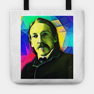 Robert Louis Stevenson Colourful Portrait | Robert Louis Stevenson Artwork 6 Tote