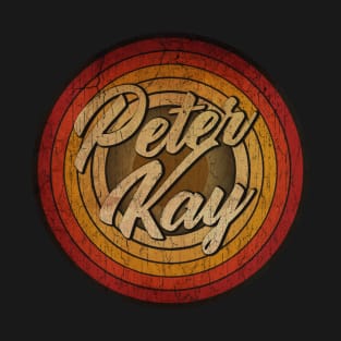 arjunthemaniac, circle retro faded Peter Kay T-Shirt