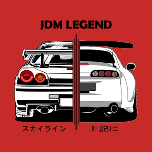 JDM Legend Toyota Supra and Nissan GTR R34 by T-JD