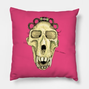 Baboon skull Pillow