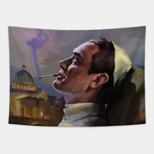 The young Pope Tapestry