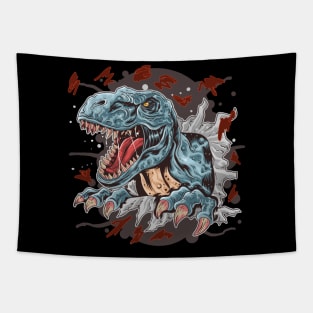 T-Rex Terror Tapestry