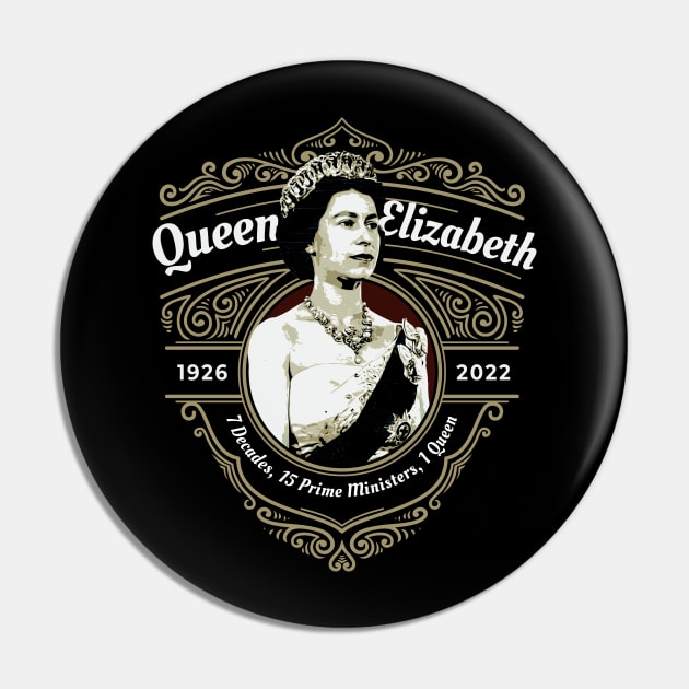 Our Queen Rip Pin by PRESENTA