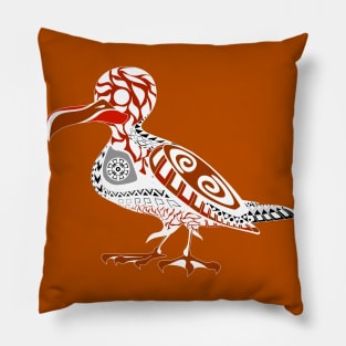 sunset seagull pattern ecopop Pillow