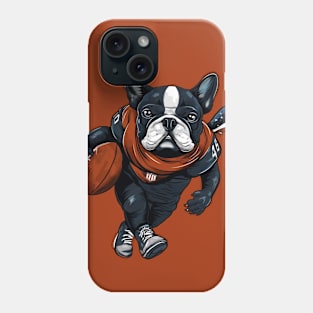 English Bulldog American Football player Phone Case