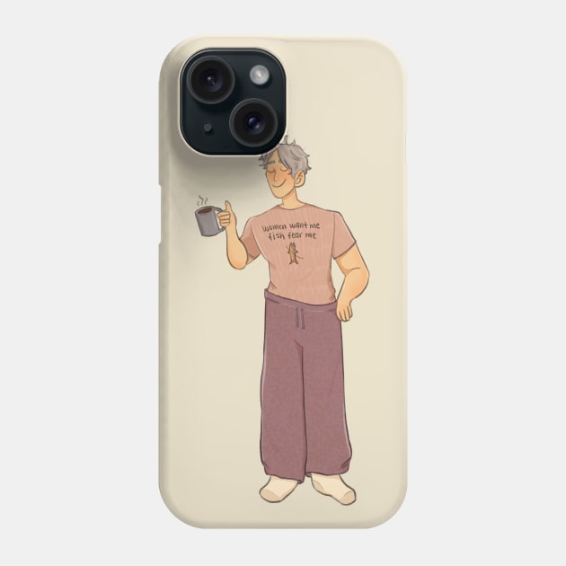 sugawara koushi is just chilling Phone Case by kaya :}