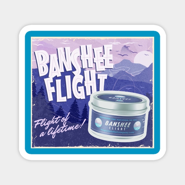 Banshee Flight by Magic Candle Company Magnet by MagicCandleCompany