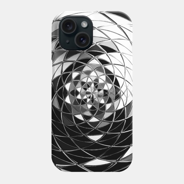 Mod Floral Flower Wrought Iron Phone Case by Moon Art