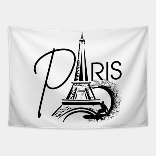 Paris France surfer Tapestry