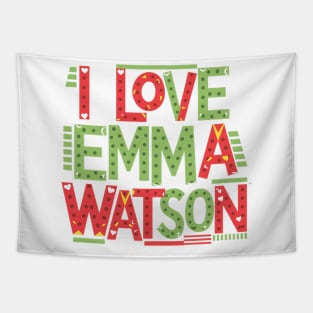 I Love Emma Watson Tapestry