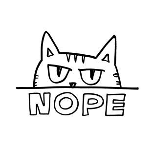 Nope Cat T-Shirt