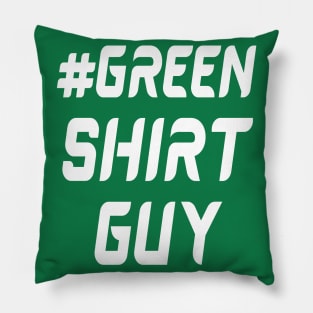 Green shirt guy Pillow