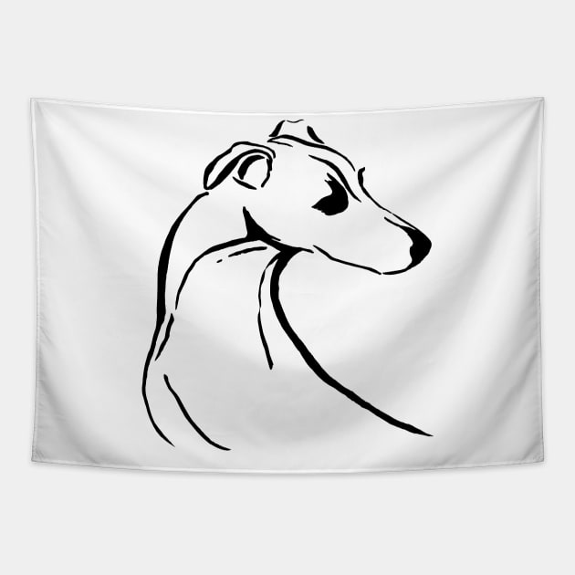 Greyhound Tapestry by Slappers