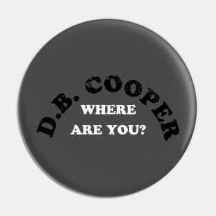 D.B. Cooper Where are you? Pin