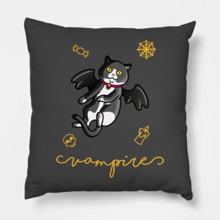 Vampire Cat Pillow