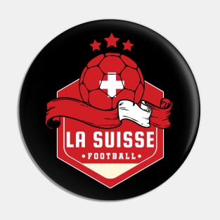 La Suisse Football Pin