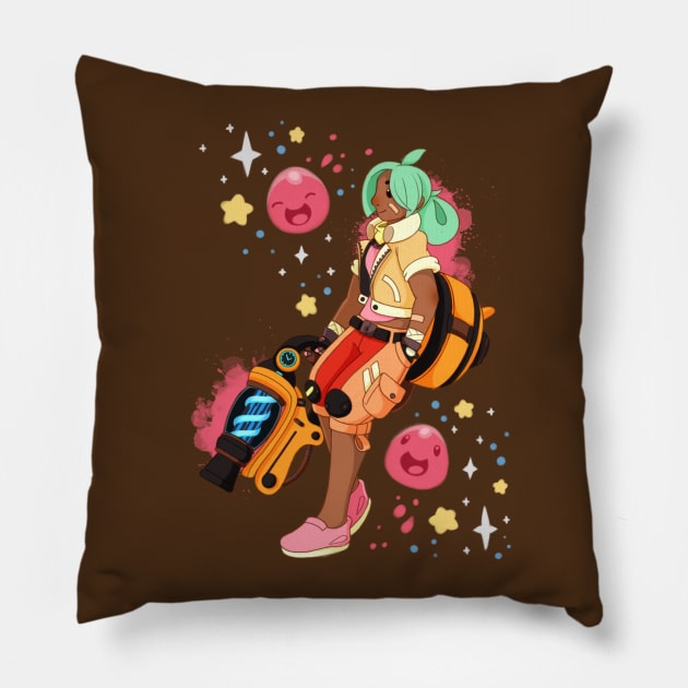 Beatrix (Slime Rancher) -Art by Tailster- Pillow by Tailster