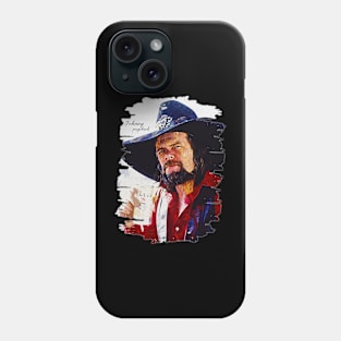 Johnny paycheck \\ Brush Art Phone Case