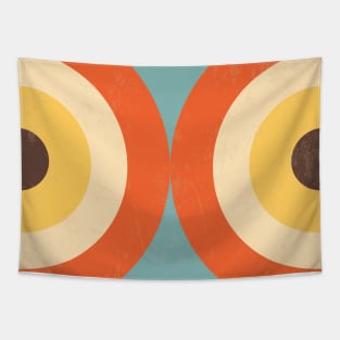 Mid Century Modern 70s Style Retro Tapestry