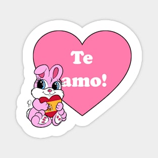 "Te Amo!" Bunny (Spanish) Magnet