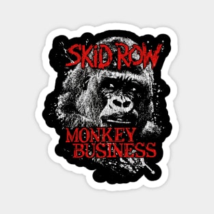 Skid Row Monkey Business Magnet