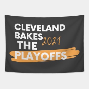 Cleveland Playoff Football Game 2021 Tapestry