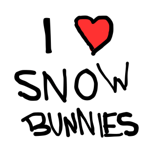 I HEART SNOW BUNNIES T-Shirt