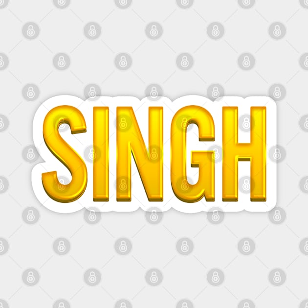 Singh Family Name Magnet by xesed