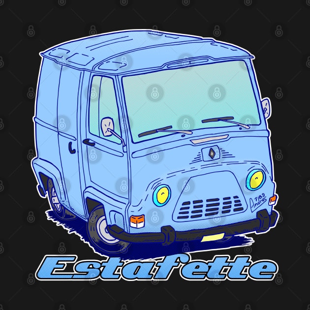 Classic French Renault Estafette van by Andres7B9