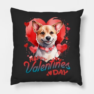 cute dog sayings for valentine's day Pillow