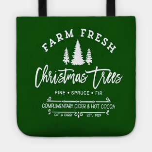 Farm Fresh Christmas Trees Tote