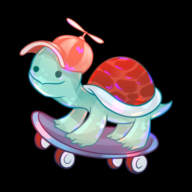 Hipster Turtle by Claire Lin