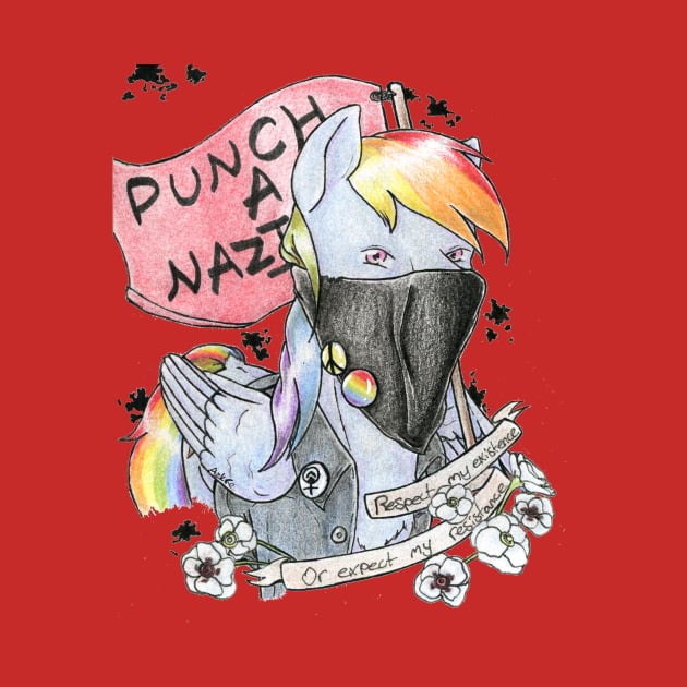 Punch a Nazi by Azkre