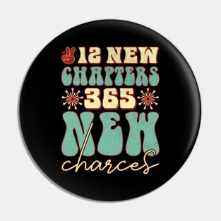 12 New Chapters 365 New Chance Pin