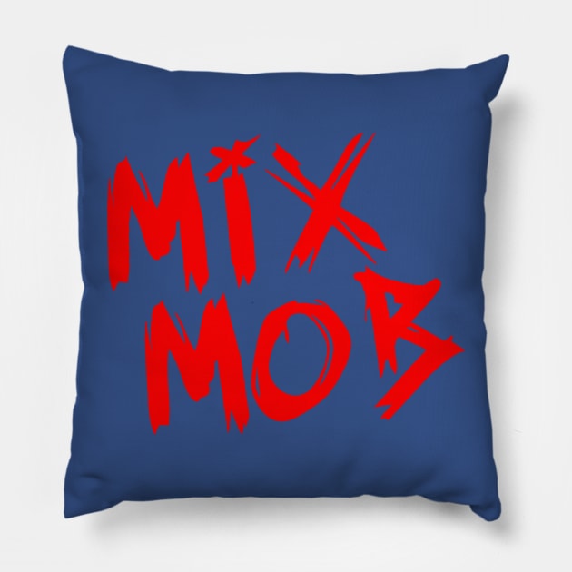 Mix Mob Lettering Logo Pillow by Mix Mob