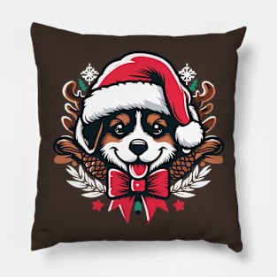 Santa's Favourite Puppy Helper Pillow