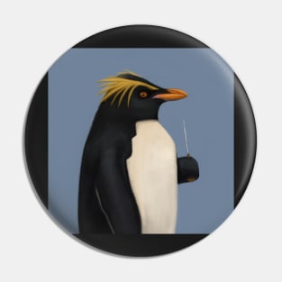 Rockhopper Penguin Conductor Pin