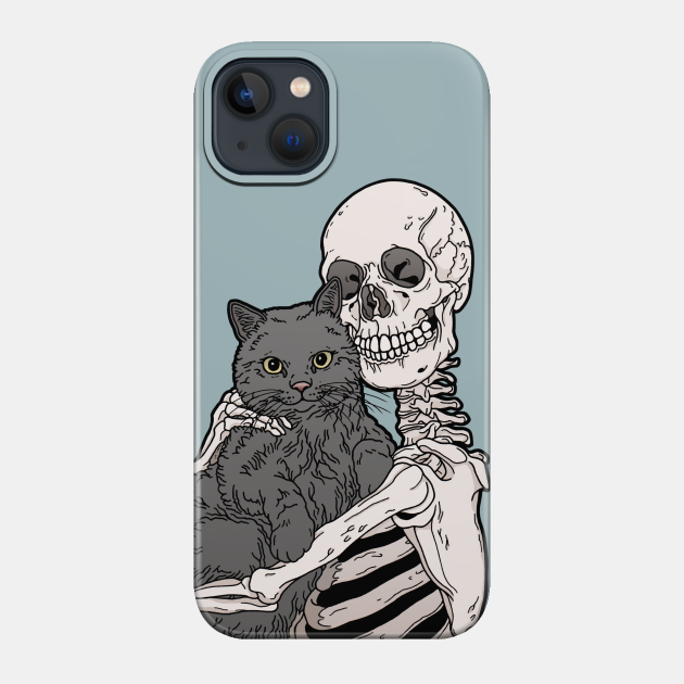 Best Friends - Skeleton - Phone Case