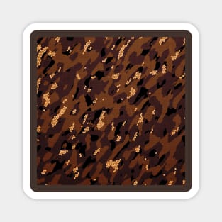 Camouflage - Brown Magnet