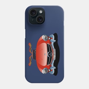 Mercedes Benz 300SL Gullwing in red Phone Case