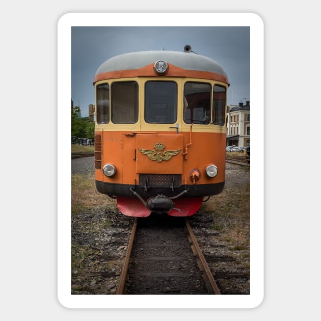 Swedish veteran/old narrow-gauge diesel railcar in Västervik - Rlsbuss ...