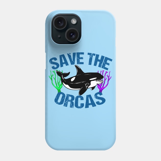Save the Orcas Phone Case by epiclovedesigns