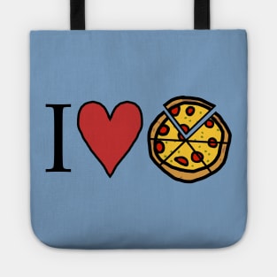 I Love Sliced Pizza on Pi Day Tote