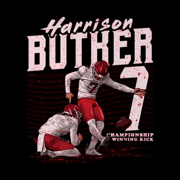 Harrison Butker Kansas City Kick by Ro Go Dan