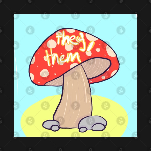 cute mushroom they/them by Ech0mun